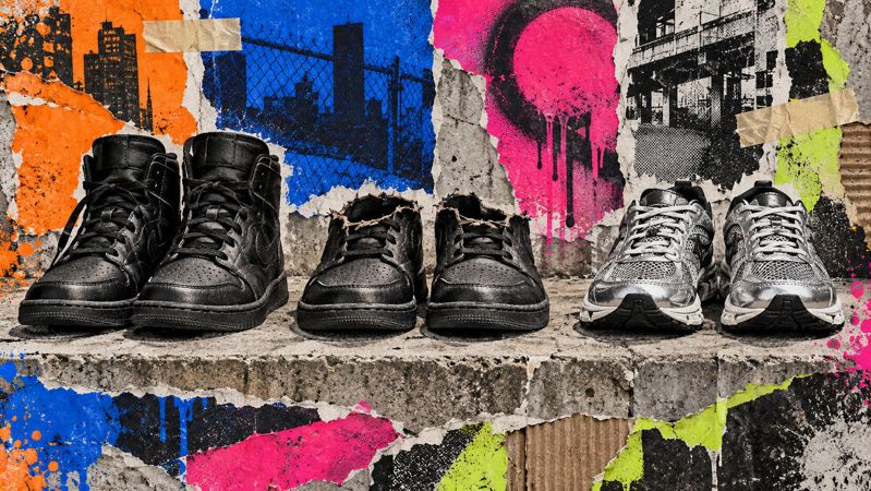 Three pairs of shoes